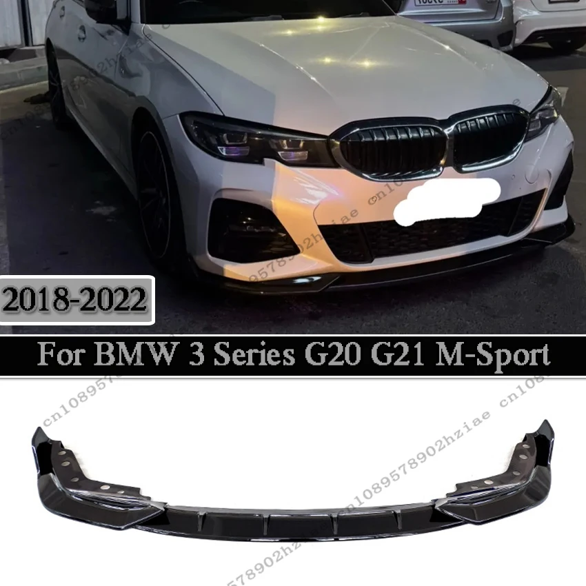 Car Front Bumper Splitter Diffuser Spoiler For BMW 3 Series G20 G21 M-sport 2018-2022 Gloss Black Cover Canards ABS Tuning Kits
Car Front Bumper Splitter Diffuser Spoiler For BMW 3 Series G20 G21 M-sport 2018-2022 Gloss Black Cover Canards ABS Tuning Kits
