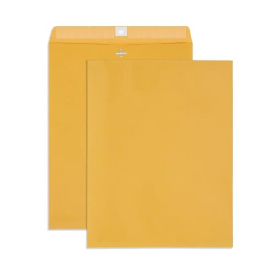 Blue Summit Clasp Envelopes, -Inch, Thick 28lb Kraft Paper, Clasp with Gummed Seal, 100 Envelopes
Blue Summit Clasp Envelopes, -Inch, Thick 28lb Kraft Paper, Clasp with Gummed Seal, 100 Envelopes