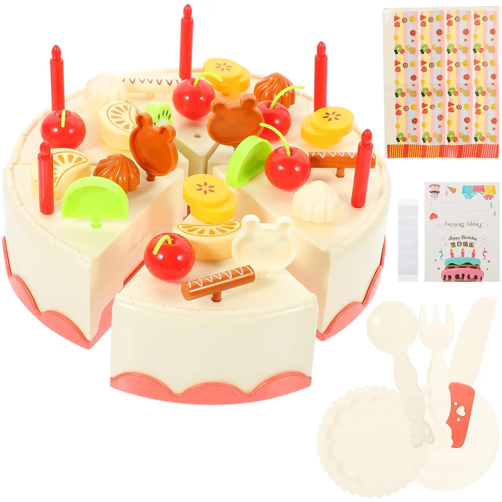 Toddler Toys for Girls Cake Cutting Kids Educational Plaything Set Birthday Pretend House
Toddler Toys for Girls Cake Cutting Kids Educational Plaything Set Birthday Pretend House