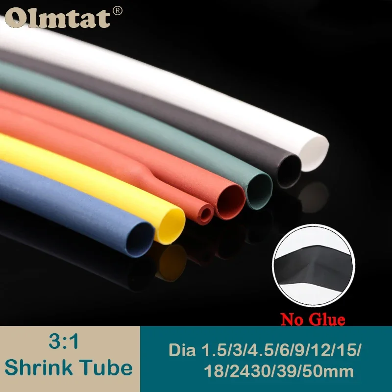 Diameter 1.5~50mm No Glue Heat Shrink Tubing 3:1 Ratio Waterproof Wire Wrap Insulated Lined Cable Sleeve 1M
Diameter 1.5~50mm No Glue Heat Shrink Tubing 3:1 Ratio Waterproof Wire Wrap Insulated Lined Cable Sleeve 1M