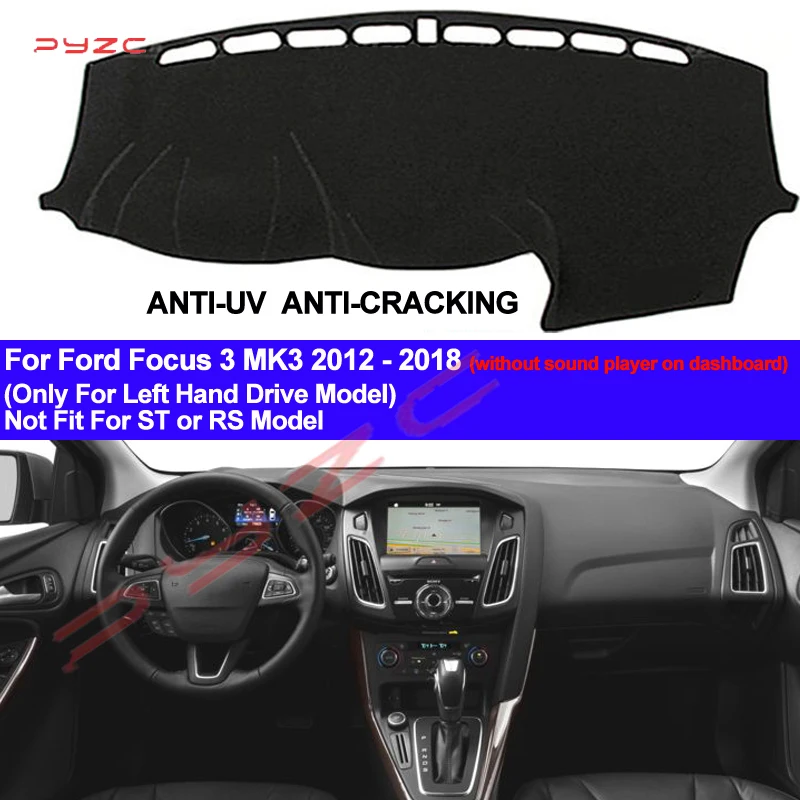 Car Dashboard Cover Dash Mat For Ford Focus 3 MK3 2012 2013 2014 2015 2016 2017 2018 Dashmat Pad Anti-slip Carpet ANti-UV
Car Dashboard Cover Dash Mat For Ford Focus 3 MK3 2012 2013 2014 2015 2016 2017 2018 Dashmat Pad Anti-slip Carpet ANti-UV