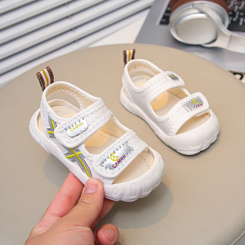 Kids Closed Toe Anti-collision Sport Sandals Boys Girls Breathable Mesh Adjustable Double Velcro Strap Non-slip
Kids Closed Toe Anti-collision Sport Sandals Boys Girls Breathable Mesh Adjustable Double Velcro Strap Non-slip