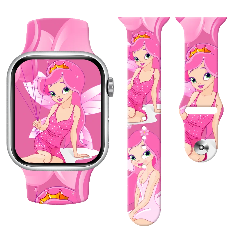 Disney Enchanted Fairies Series Print Band for Apple Watch 11/10/9/8/SE, Soft Silicone Replacement Strap for 46mm/45mm/44mm/42mm
Disney Enchanted Fairies Series Print Band for Apple Watch 11/10/9/8/SE, Soft Silicone Replacement Strap for 46mm/45mm/44mm/42mm