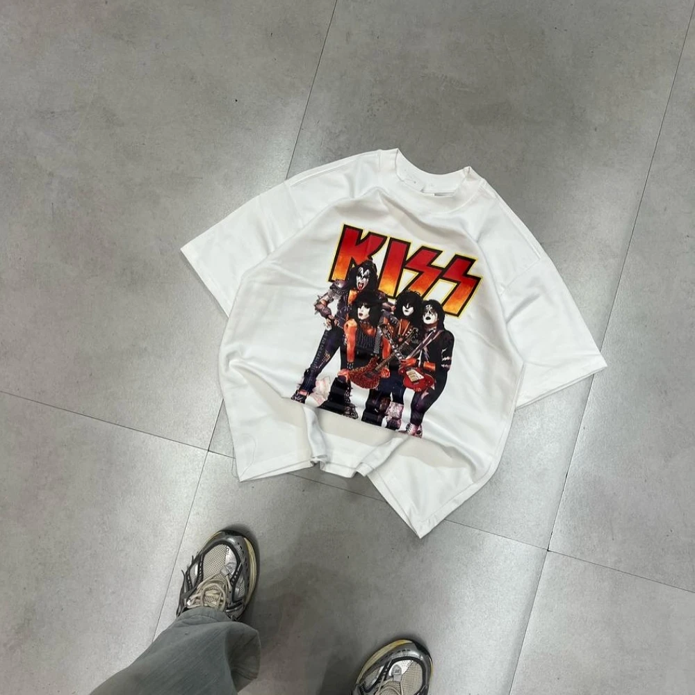 Kiss Band T Shirt Men Women Fashion T-shirt Cotton Tshirt Kids Hip Hop Tops Tees Unisex Camisetas Hombre Tops Rock Band Tees
Kiss Band T Shirt Men Women Fashion T-shirt Cotton Tshirt Kids Hip Hop Tops Tees Unisex Camisetas Hombre Tops Rock Band Tees