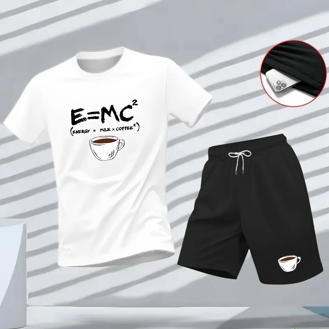 Летняя мужская футболка, повседневная и забавная энергия = Молоко + кофейный принт, мужской топ с круглым вырезом, мужская рубашка с короткими рукавами, мужская футболка a
Летняя мужская футболка, повседневная и забавная энергия = Молоко + кофейный принт, мужской топ с круглым вырезом, мужская рубашка с короткими рукавами, мужская футболка a
