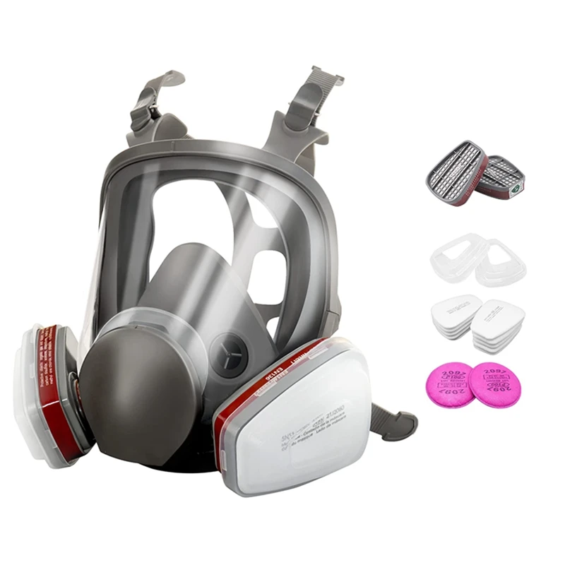 1 Set Full Mask Dust-Proof Respirator Nuclear Mask With Filters Protection Dust Mask For Painting Protection
1 Set Full Mask Dust-Proof Respirator Nuclear Mask With Filters Protection Dust Mask For Painting Protection