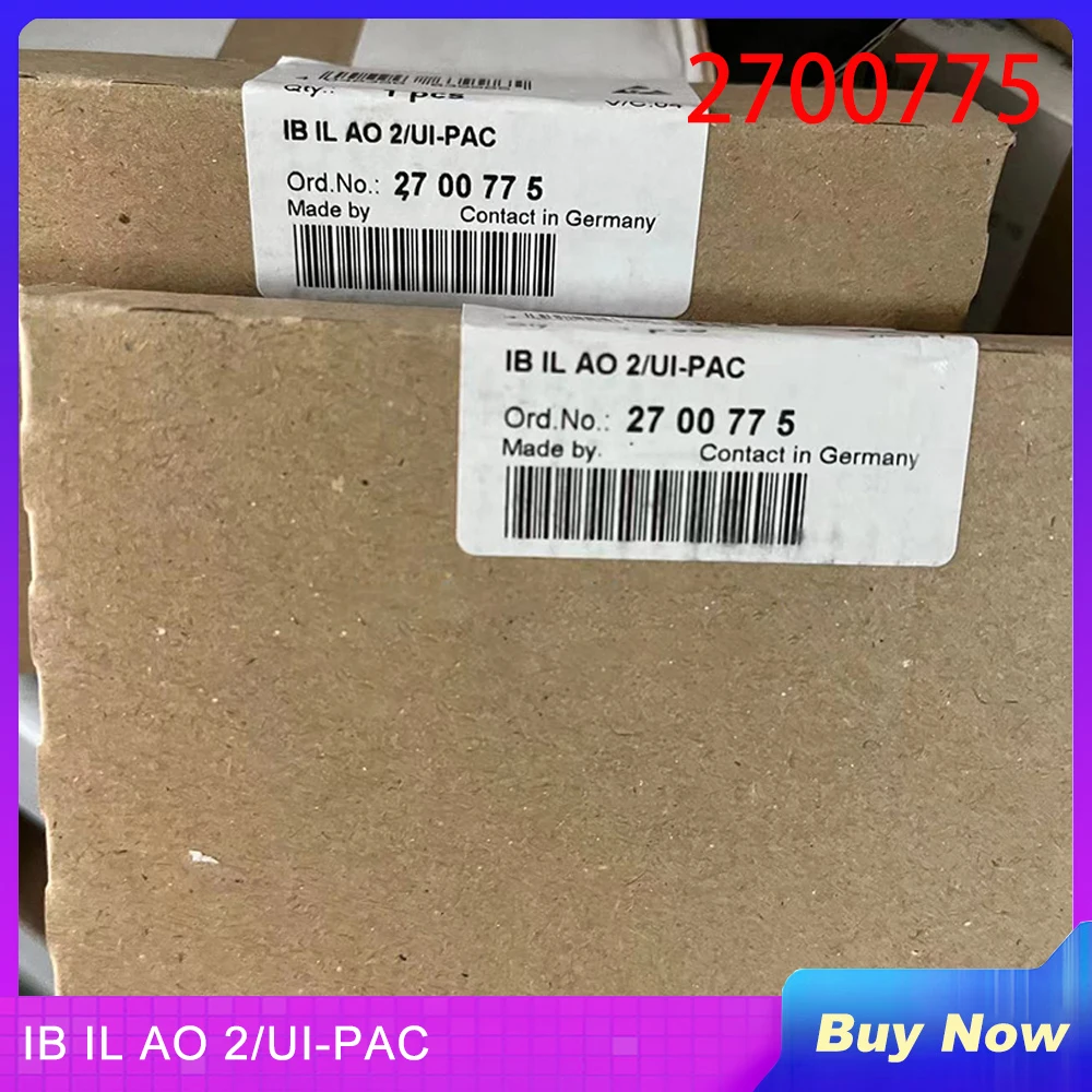 НОВЫЙ IB IL AO 2/UI-PAC для модуля аналогового вывода Phoenix, линейный модуль 2700775
НОВЫЙ IB IL AO 2/UI-PAC для модуля аналогового вывода Phoenix, линейный модуль 2700775