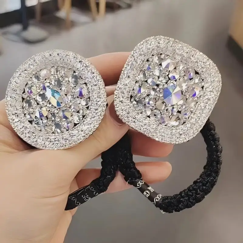 New luxury lightweight glittering crystal rhinestone elastic hairband, high-end exquisite full-diamond hair string hair accessor
New luxury lightweight glittering crystal rhinestone elastic hairband, high-end exquisite full-diamond hair string hair accessor