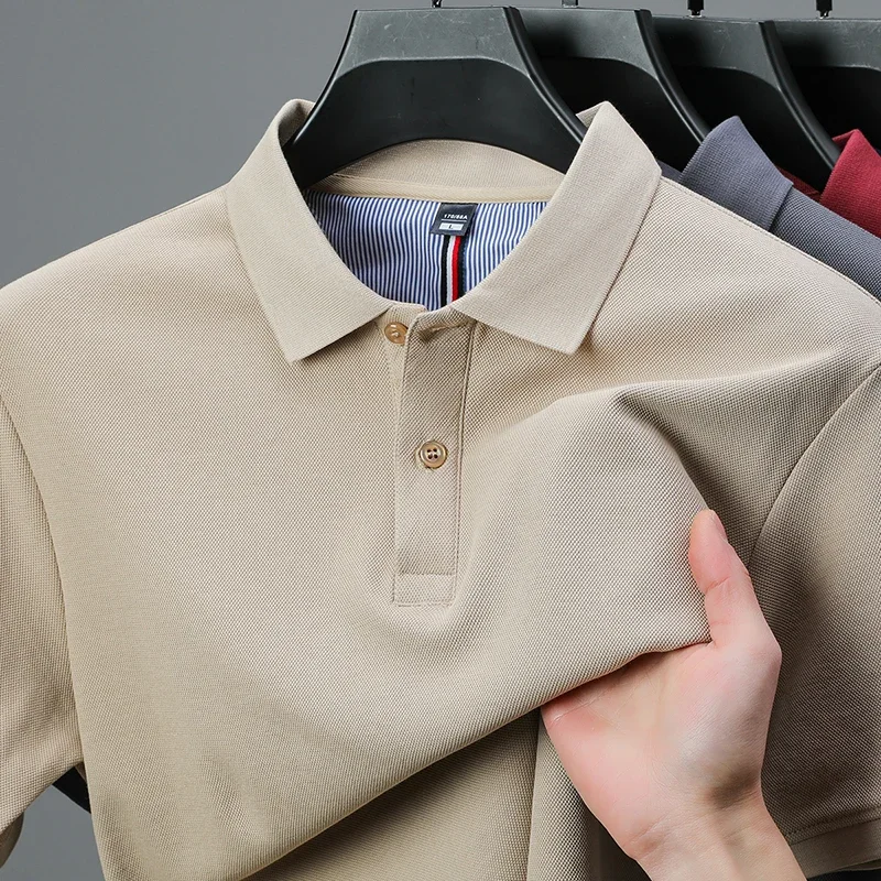 High Quality Cotton Brand Men's Short Sleeved Polo Shirt, Summer Fashion Classic Golf Custom Top, Casual Business T-shirt
High Quality Cotton Brand Men's Short Sleeved Polo Shirt, Summer Fashion Classic Golf Custom Top, Casual Business T-shirt