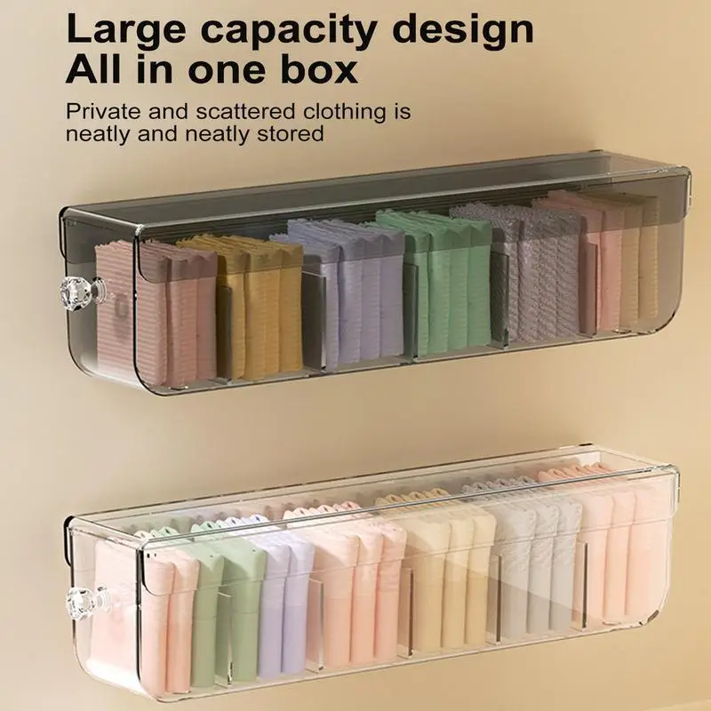 Clear Drawer Punch-Free Wall Storage Box Organizer Multifunctional Space Saving Storage Box for Panties Wardrobe Socks Underwear
Clear Drawer Punch-Free Wall Storage Box Organizer Multifunctional Space Saving Storage Box for Panties Wardrobe Socks Underwear