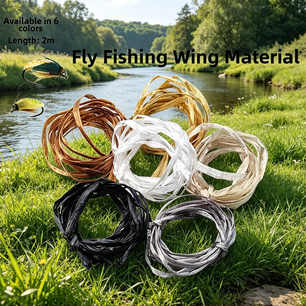 1pc Fly Tying Wing Materials 2 Meter Multi-Color Fibers Fly Feather Hook Binding Material For Handmade Fishing Lures Accessories
1pc Fly Tying Wing Materials 2 Meter Multi-Color Fibers Fly Feather Hook Binding Material For Handmade Fishing Lures Accessories