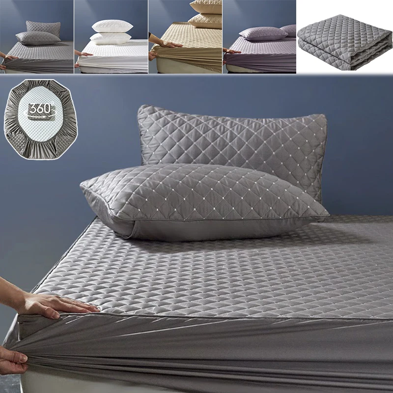 1PC 100% Cotton Mattress Cover with Elastic Band Warm Soft Quilted Mattress Cover King Queen Double Size Hotel home decoration
1PC 100% Cotton Mattress Cover with Elastic Band Warm Soft Quilted Mattress Cover King Queen Double Size Hotel home decoration