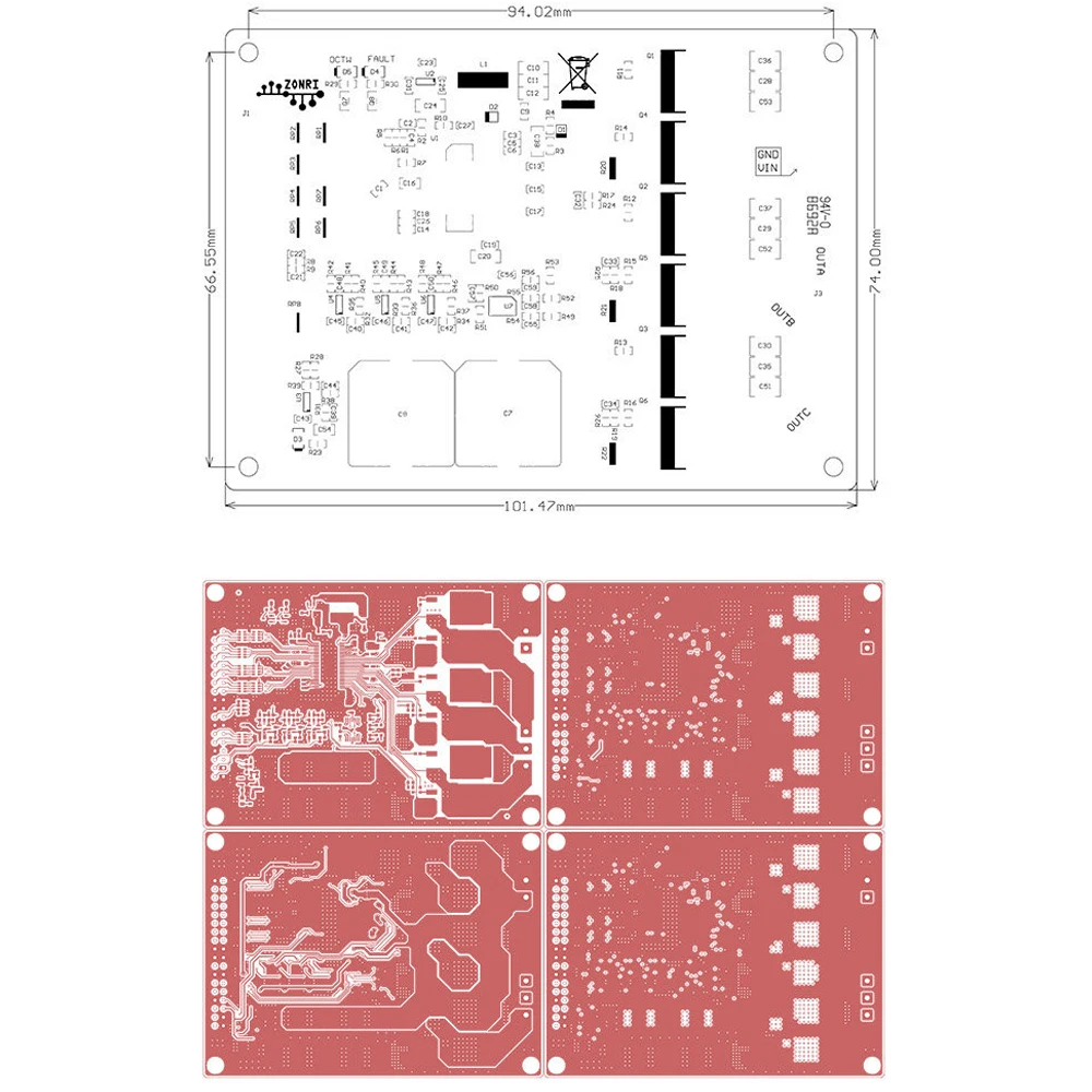 DRV8302 15A Motor Driver Module ST FOC Vector Control BLDC PMSM Brushless Drive 5.5-45V Input Onboard 3-Phase Current Amplifier
DRV8302 15A Motor Driver Module ST FOC Vector Control BLDC PMSM Brushless Drive 5.5-45V Input Onboard 3-Phase Current Amplifier