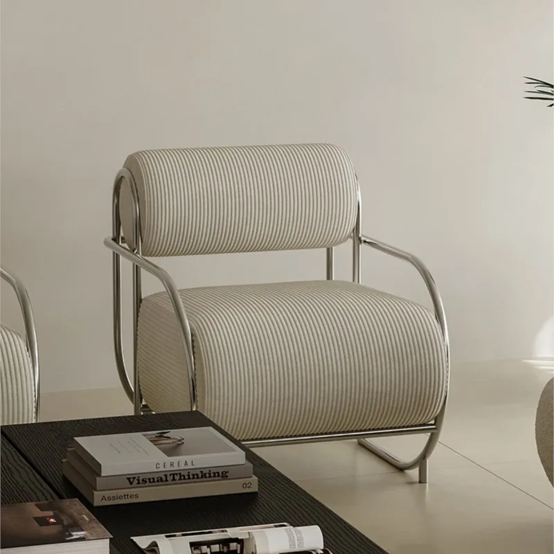 m Дизайнерский одиночный диван-кресло Современный простой креативный стул для отдыха Гостиная Балкон Стул для отдыха из нержавеющей стали m
m Дизайнерский одиночный диван-кресло Современный простой креативный стул для отдыха Гостиная Балкон Стул для отдыха из нержавеющей стали m