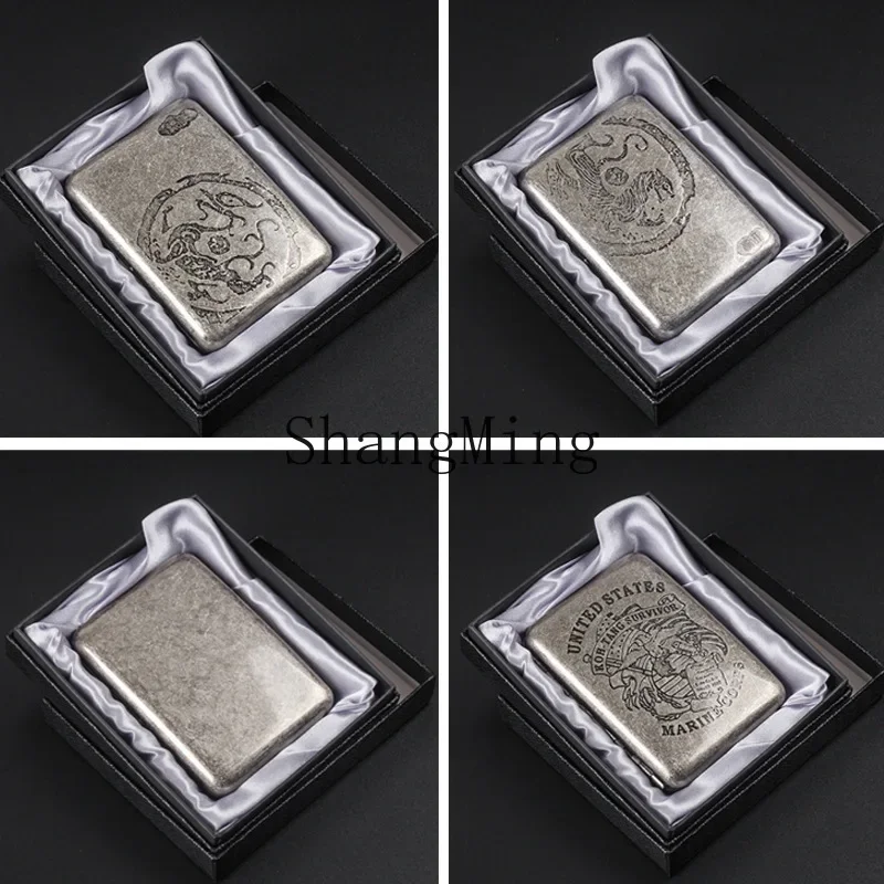 CL Gui Pai retro metal medium coarse cigarette dual-purpose ancient silver cigarette case medium cigarette
CL Gui Pai retro metal medium coarse cigarette dual-purpose ancient silver cigarette case medium cigarette
