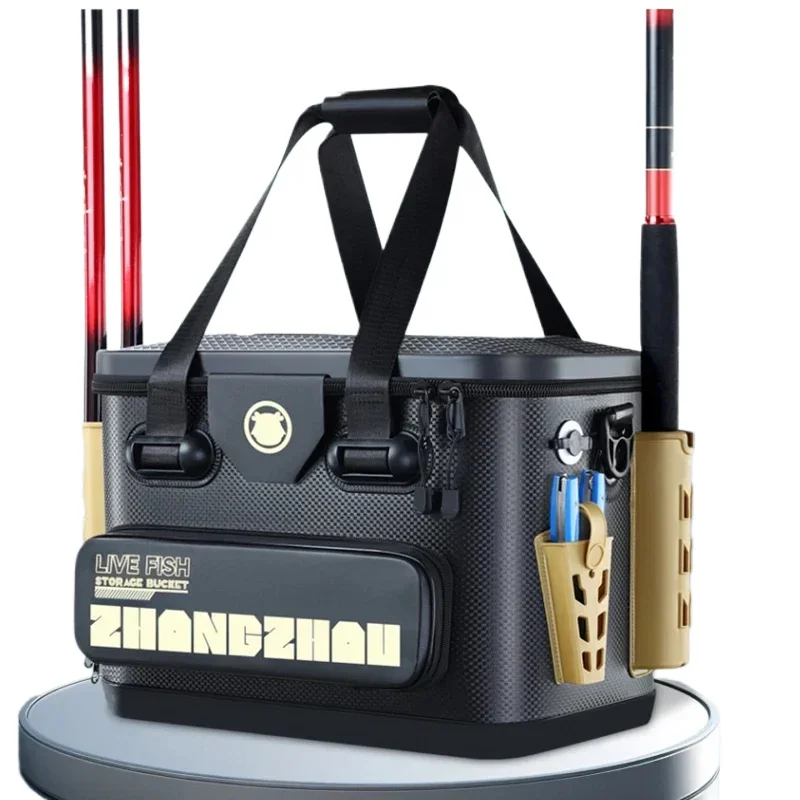 Fishing Barrel Live Fish Box EVA Multifunctional Fishing Hook Stop Beads Box Large Capacity Portable Thickened Fishing Bucket
Fishing Barrel Live Fish Box EVA Multifunctional Fishing Hook Stop Beads Box Large Capacity Portable Thickened Fishing Bucket