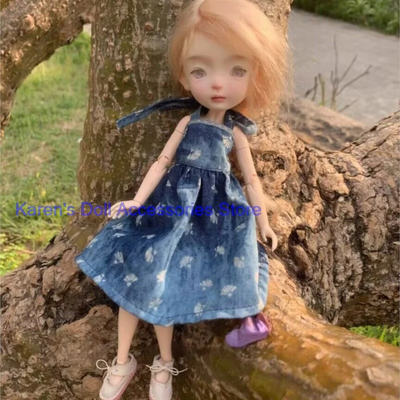 1pcs 2026 All-cotton washed denim printed halter dress for landoudou/Blythe(Fit for Lulu,ymy24,Ob22,24,26,zone, Jenny)
1pcs 2026 All-cotton washed denim printed halter dress for landoudou/Blythe(Fit for Lulu,ymy24,Ob22,24,26,zone, Jenny)