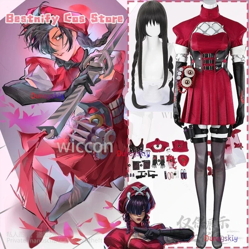 CosplayAnime Game Rivals Cosplay Psylocke Betsy Braddock Costume New Dress Red Suits Hat Props Wigs For Halloween Christmas Cosp
CosplayAnime Game Rivals Cosplay Psylocke Betsy Braddock Costume New Dress Red Suits Hat Props Wigs For Halloween Christmas Cosp