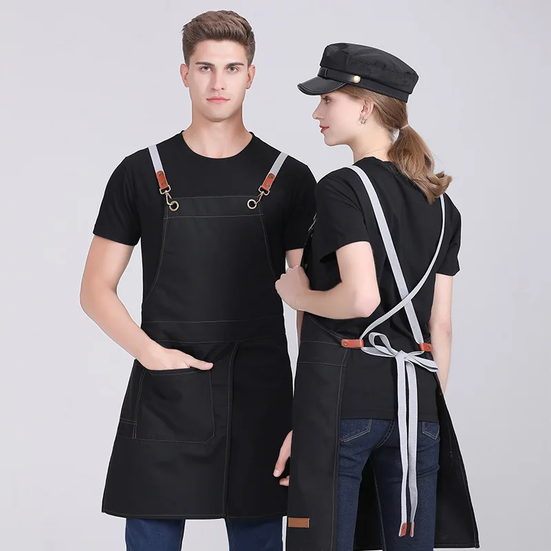 Fashion slit canvas apron, Restaurant kitchen baking Hotel waiter working apron, men and women can be customized logo
Fashion slit canvas apron, Restaurant kitchen baking Hotel waiter working apron, men and women can be customized logo