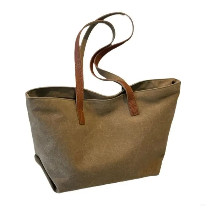 Women Bag Large Capacity Shoulder Bag Simple Underarm Bag Canvas Handbag All-matching Armpit Bag for Commuting School 20CA
Women Bag Large Capacity Shoulder Bag Simple Underarm Bag Canvas Handbag All-matching Armpit Bag for Commuting School 20CA