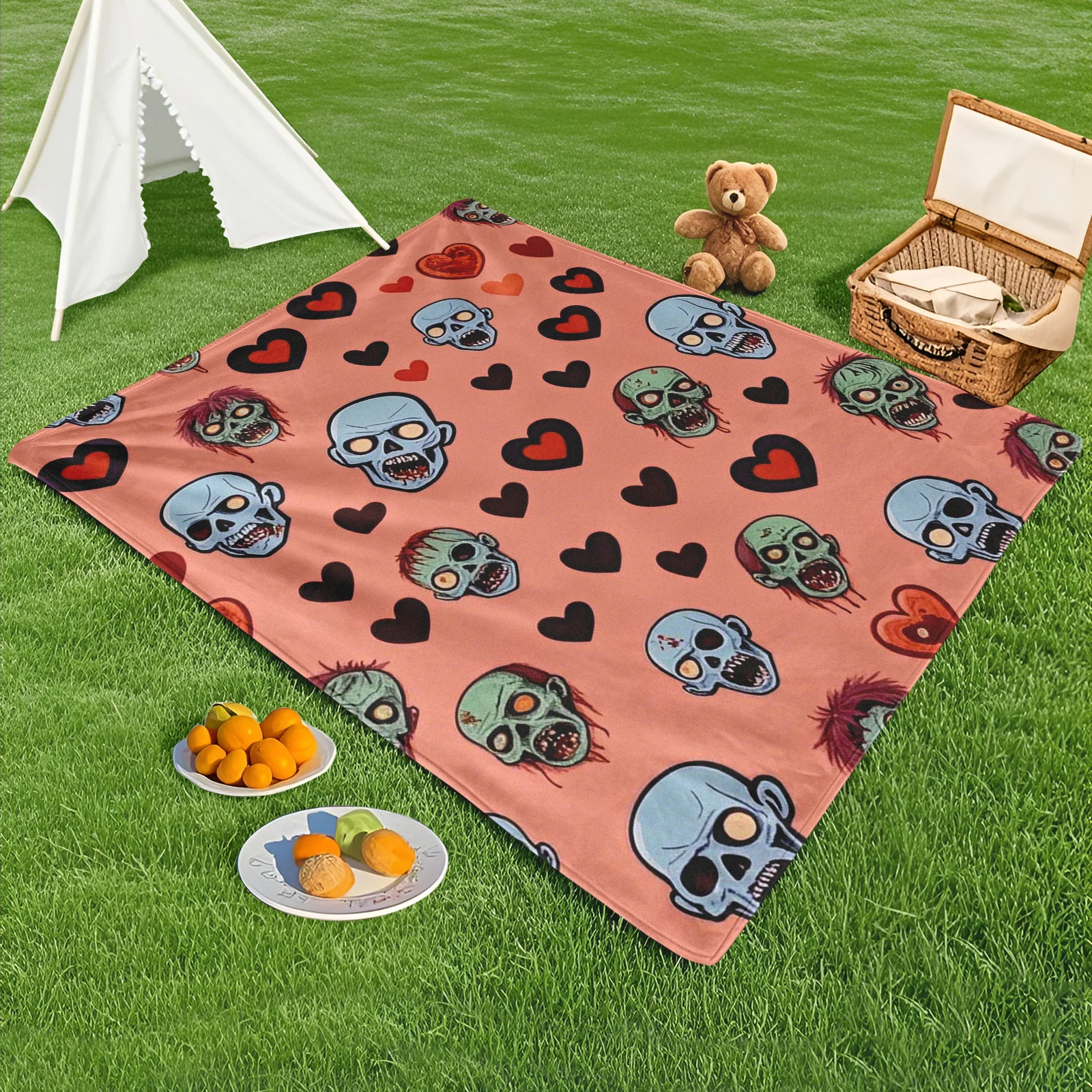 Skull And Heart Design Outdoor Blanket For Unique And Stylish Decor Or Outdoor Adventures
Skull And Heart Design Outdoor Blanket For Unique And Stylish Decor Or Outdoor Adventures