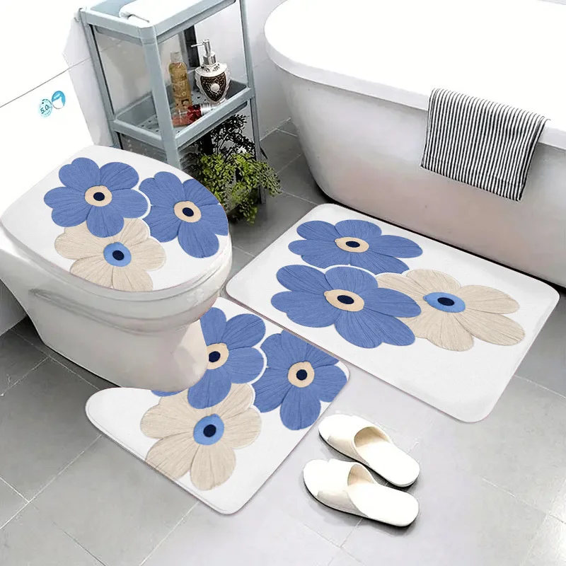 3Pcs Floral Flannel Bath Mat Non Slip Absorbent Toilet Rug for Bathroom Kitchen Washable Soft Thick Cushion Home Decor
3Pcs Floral Flannel Bath Mat Non Slip Absorbent Toilet Rug for Bathroom Kitchen Washable Soft Thick Cushion Home Decor