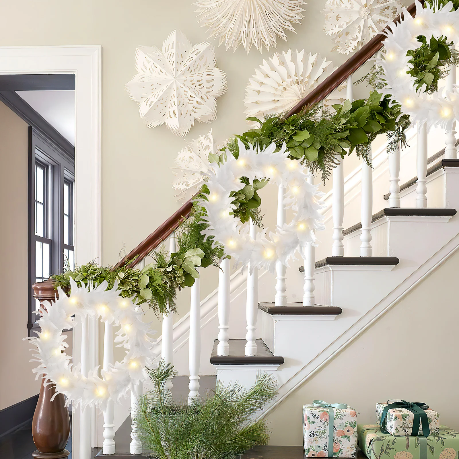 1pc Glowing Garland Luminous Wreath For Door Home Wedding Party Decor Simulated Festival Ornament Washable
1pc Glowing Garland Luminous Wreath For Door Home Wedding Party Decor Simulated Festival Ornament Washable