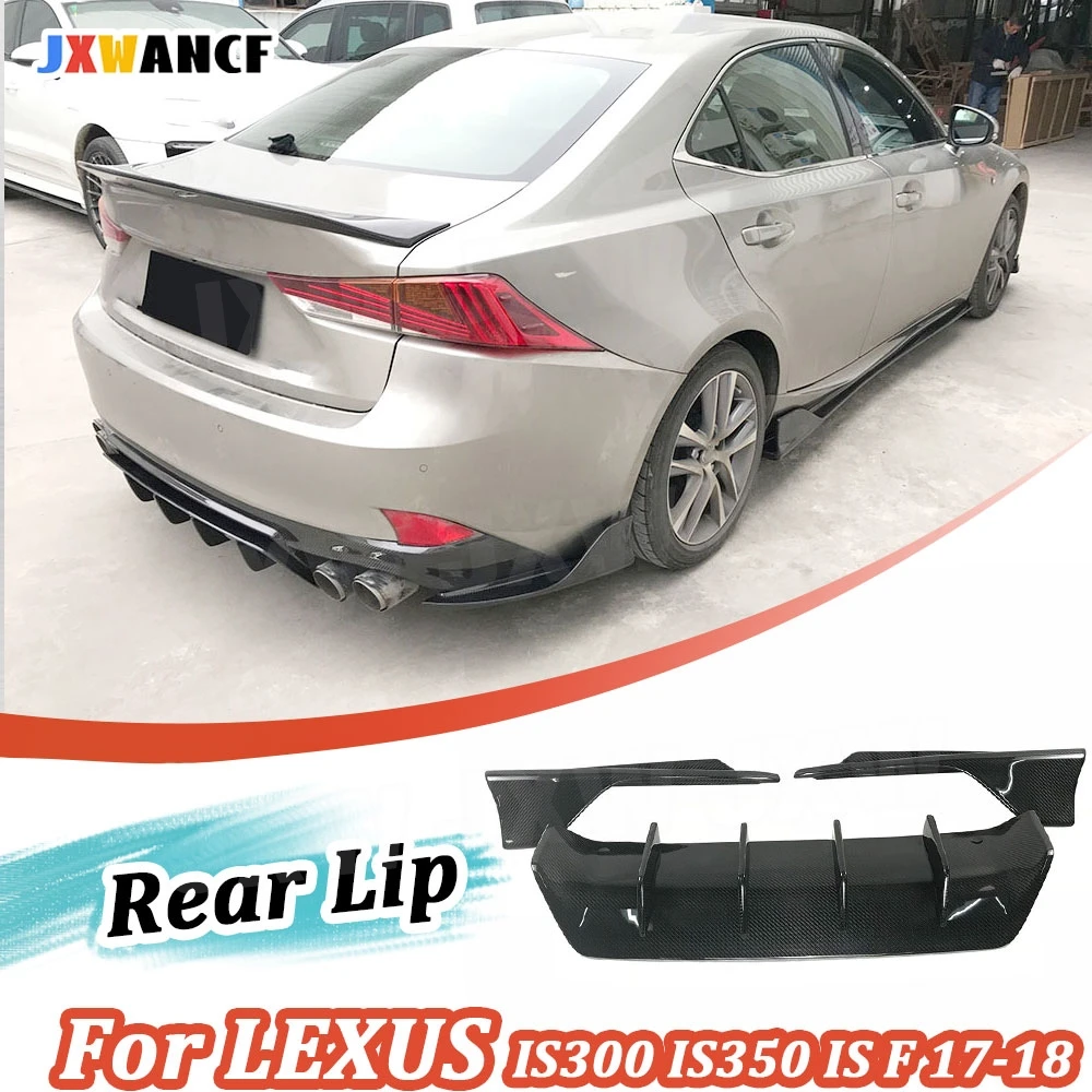 JXWANCF Carbon Fiber Rear Bumper Lip Diffuser Bumper Protector With Splitter for LEXUS IS300 IS350 IS F Sport Sedan 4 Door 17-18
JXWANCF Carbon Fiber Rear Bumper Lip Diffuser Bumper Protector With Splitter for LEXUS IS300 IS350 IS F Sport Sedan 4 Door 17-18
