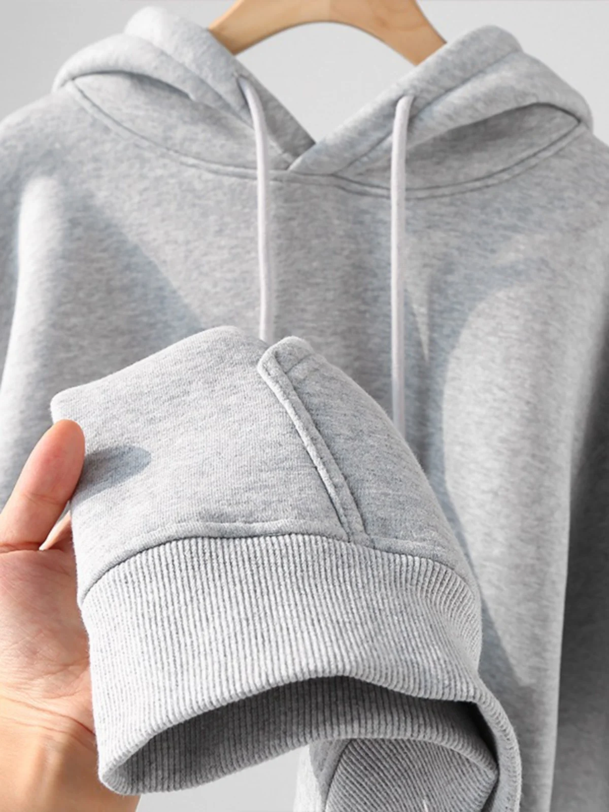Light Grey 500G American Style Heavyweight Pure Cotton Hoodie Men's Spring Autumn Thin Men's Winter Outerwear Fleece Loose Fit
Light Grey 500G American Style Heavyweight Pure Cotton Hoodie Men's Spring Autumn Thin Men's Winter Outerwear Fleece Loose Fit