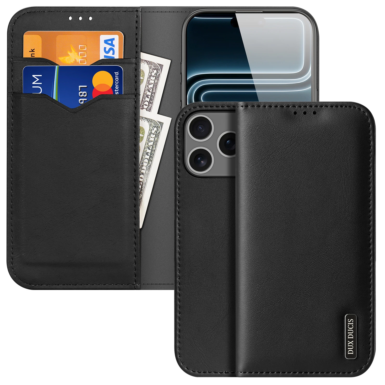 DUX DUCIS Genuine Leather Wallet case For iPhone 14 15 16 Pro Max plus RFID Magnetic skin Flip Card Slot shockproof Phone Cover
DUX DUCIS Genuine Leather Wallet case For iPhone 14 15 16 Pro Max plus RFID Magnetic skin Flip Card Slot shockproof Phone Cover