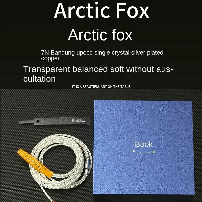 FiftyStrings Arctic Fox 8/4Core HIFI Наушники Модернизированный балансирующий кабель Faocc 7N Монокристаллическое медное серебряное покрытие
FiftyStrings Arctic Fox 8/4Core HIFI Наушники Модернизированный балансирующий кабель Faocc 7N Монокристаллическое медное серебряное покрытие