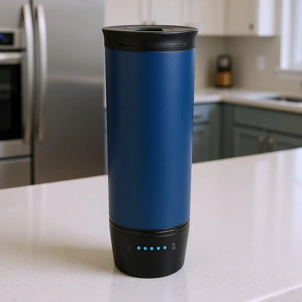 Перезаряжаемая умная термокружка с подогревом и контролем температуры
Перезаряжаемая умная термокружка с подогревом и контролем температуры
