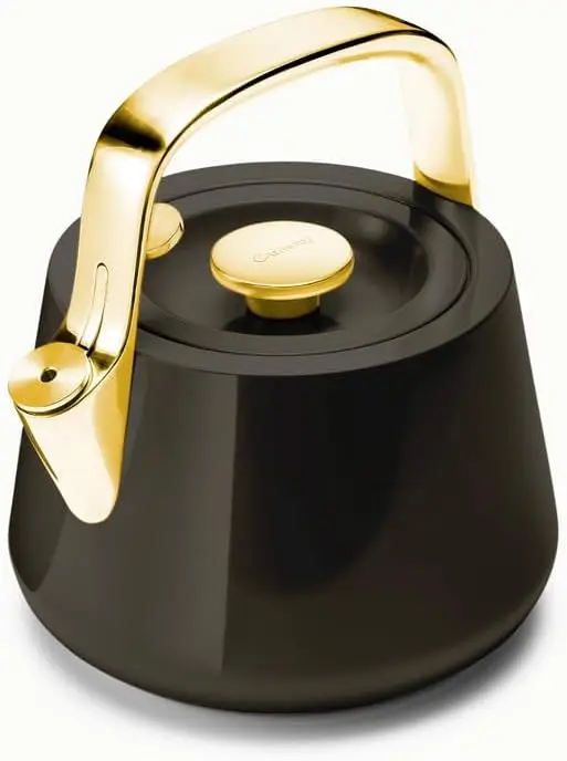 Whistling Tea Kettle Quart Stainless Steel Stovetop Pot Holder Black
Whistling Tea Kettle Quart Stainless Steel Stovetop Pot Holder Black