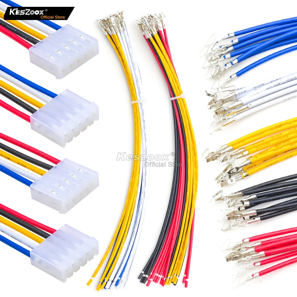 Keszoox Jst CH 3.96MM 5 Pin Connector Socket Kit with 210MM 18AWG Pre-Crimped Cables Wire Jst-CH 5 Pin Connector
Keszoox Jst CH 3.96MM 5 Pin Connector Socket Kit with 210MM 18AWG Pre-Crimped Cables Wire Jst-CH 5 Pin Connector