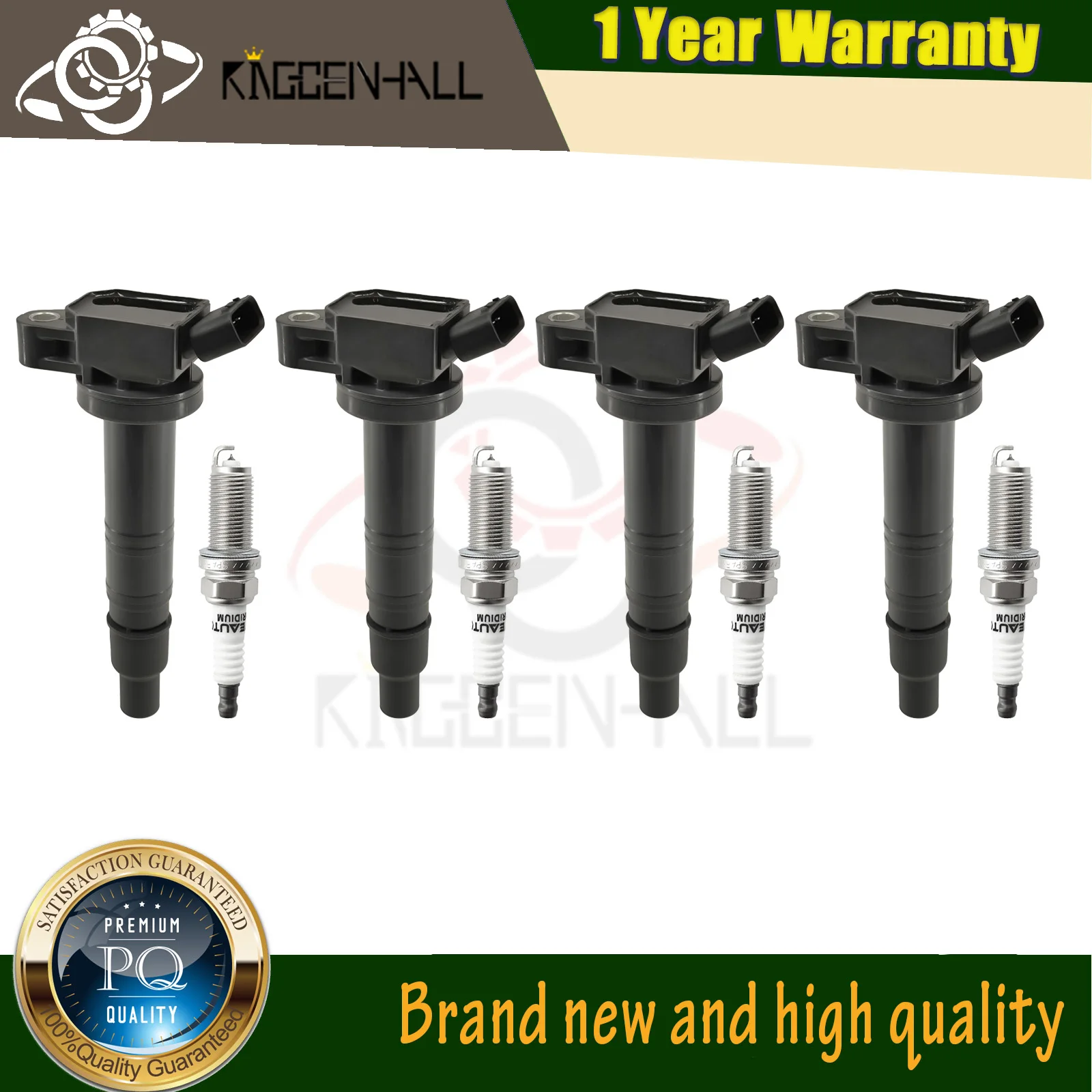 Car 4pcs Ignition Coil & 4pcs Iraurita Spark Plug Compatible With Chevrolet Prizm Toyota Corolla Matrix Pontiac Vibe 1.8L 2.7L
Car 4pcs Ignition Coil & 4pcs Iraurita Spark Plug Compatible With Chevrolet Prizm Toyota Corolla Matrix Pontiac Vibe 1.8L 2.7L