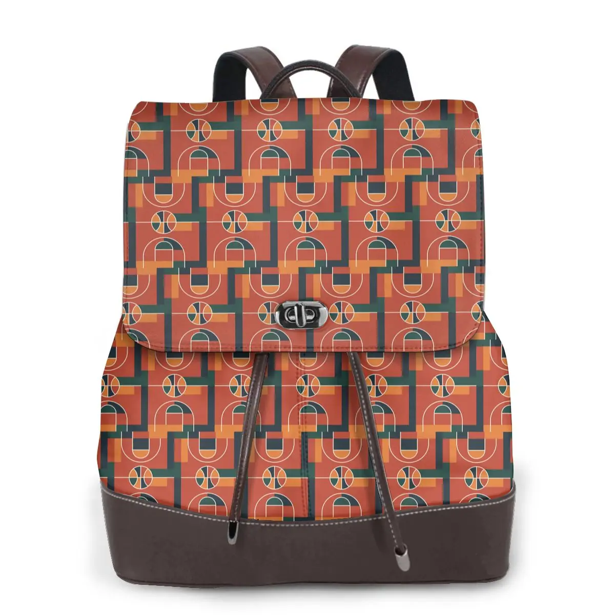 Black Basketball Court Pattern Bookbag School Student Bags Hiking Travel Daypack for Women Fashion Derma Backpack
Black Basketball Court Pattern Bookbag School Student Bags Hiking Travel Daypack for Women Fashion Derma Backpack
