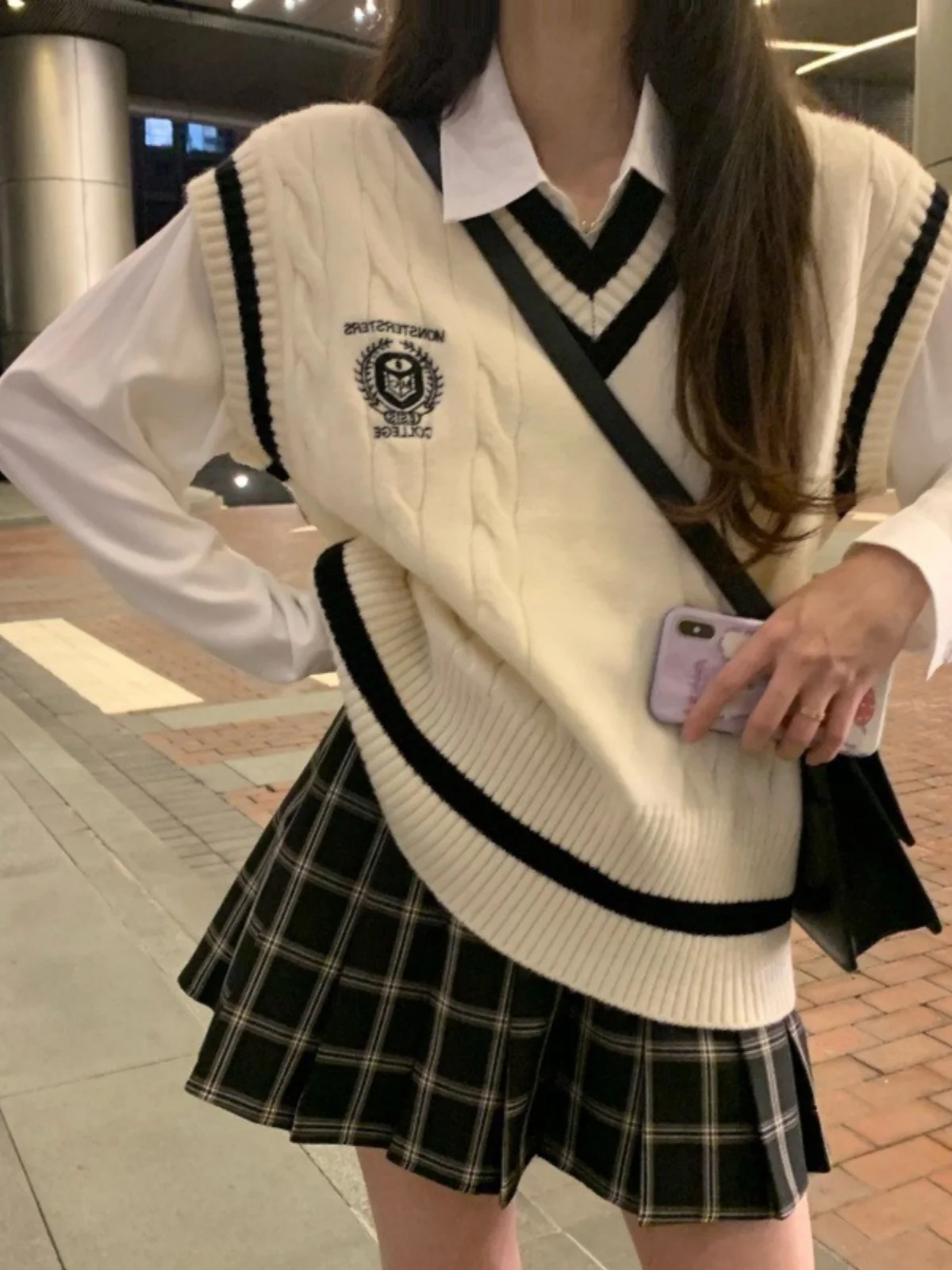 White Long Sve Knitted Vest Women's irt Spring Autumn Design Base Layer Top Commute Sle V Ne No Button Polyester
White Long Sve Knitted Vest Women's irt Spring Autumn Design Base Layer Top Commute Sle V Ne No Button Polyester