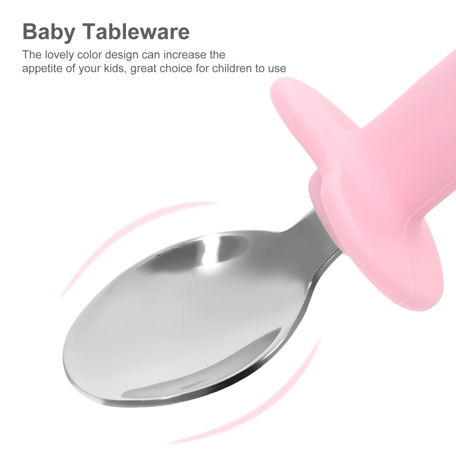 Children's Silicone Spoon Baby Utensils Kids Fork Toddler Forks Eating Tableware Essentials
Children's Silicone Spoon Baby Utensils Kids Fork Toddler Forks Eating Tableware Essentials
