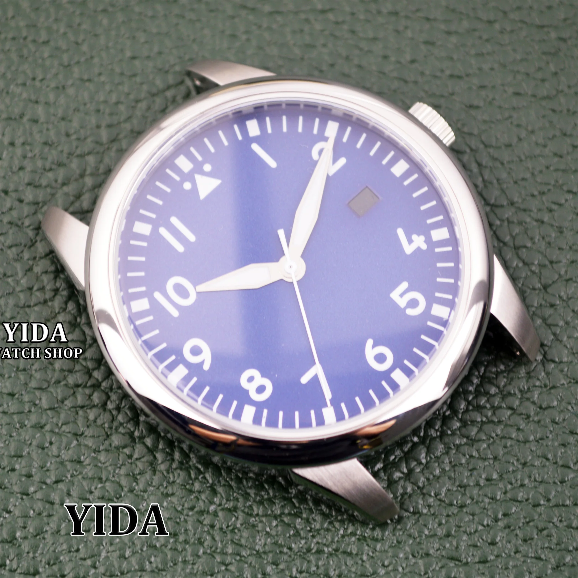 42.7mm NH35 Case Green Luminous Dial Hands 316L Stainless Steel Waterproof WatchCase for Mark XX fit NH35 Movement Watch Parts
42.7mm NH35 Case Green Luminous Dial Hands 316L Stainless Steel Waterproof WatchCase for Mark XX fit NH35 Movement Watch Parts