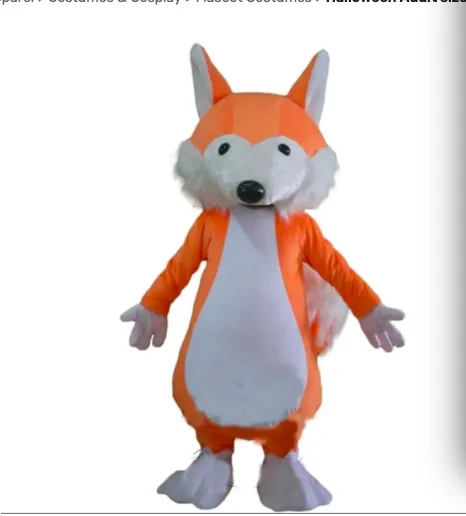 New Adult Hot Sale Foam Halloween Cute Fox Cartoon Mascot Costume Plush Christmas Fancy Dress Halloween Mascot Costume
New Adult Hot Sale Foam Halloween Cute Fox Cartoon Mascot Costume Plush Christmas Fancy Dress Halloween Mascot Costume