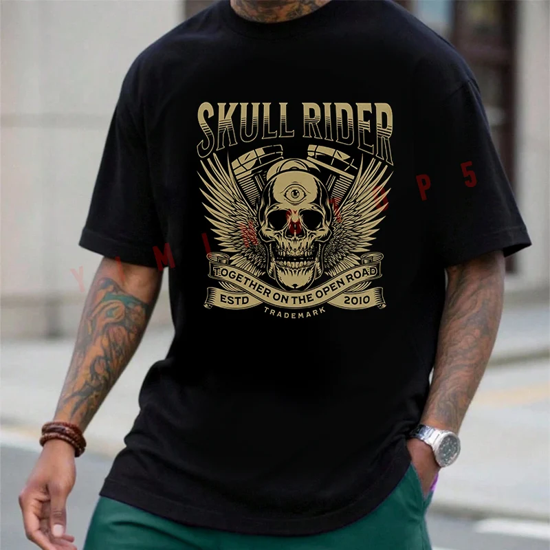 Skull Rider Garage Graphic Motorcycle T-shirt Summer Cotton Short Sleeve Casual O-Neck Breathable Unisex Tops
Skull Rider Garage Graphic Motorcycle T-shirt Summer Cotton Short Sleeve Casual O-Neck Breathable Unisex Tops