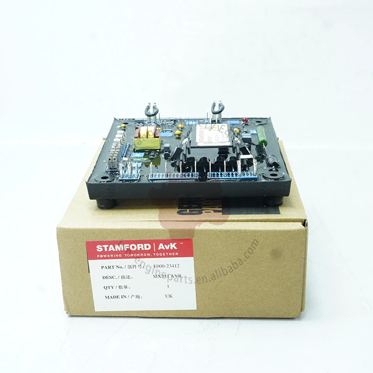Engine Parts MX341 AVR Voltage Regulator E000-23412 for STAMFORD AVK
Engine Parts MX341 AVR Voltage Regulator E000-23412 for STAMFORD AVK