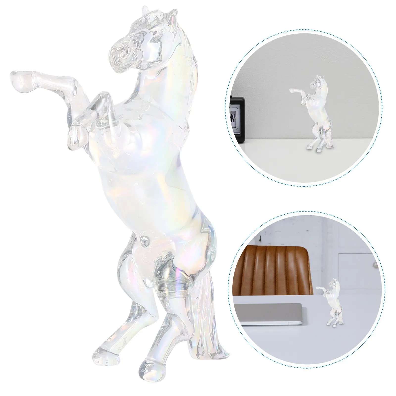 Elegant Standing Crystal Horse Statue Handcrafted Sculpture for Office Desk Home Study Decoration Positive Energy Symbol
Elegant Standing Crystal Horse Statue Handcrafted Sculpture for Office Desk Home Study Decoration Positive Energy Symbol