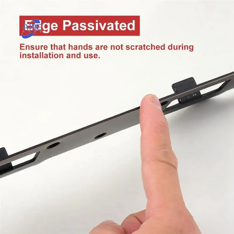 A19E-Door Strike Plate Double Holes, Heavy-Duty Latch Reinforcement Plate For Door Handle And Deadbolt (2Pcs)
A19E-Door Strike Plate Double Holes, Heavy-Duty Latch Reinforcement Plate For Door Handle And Deadbolt (2Pcs)