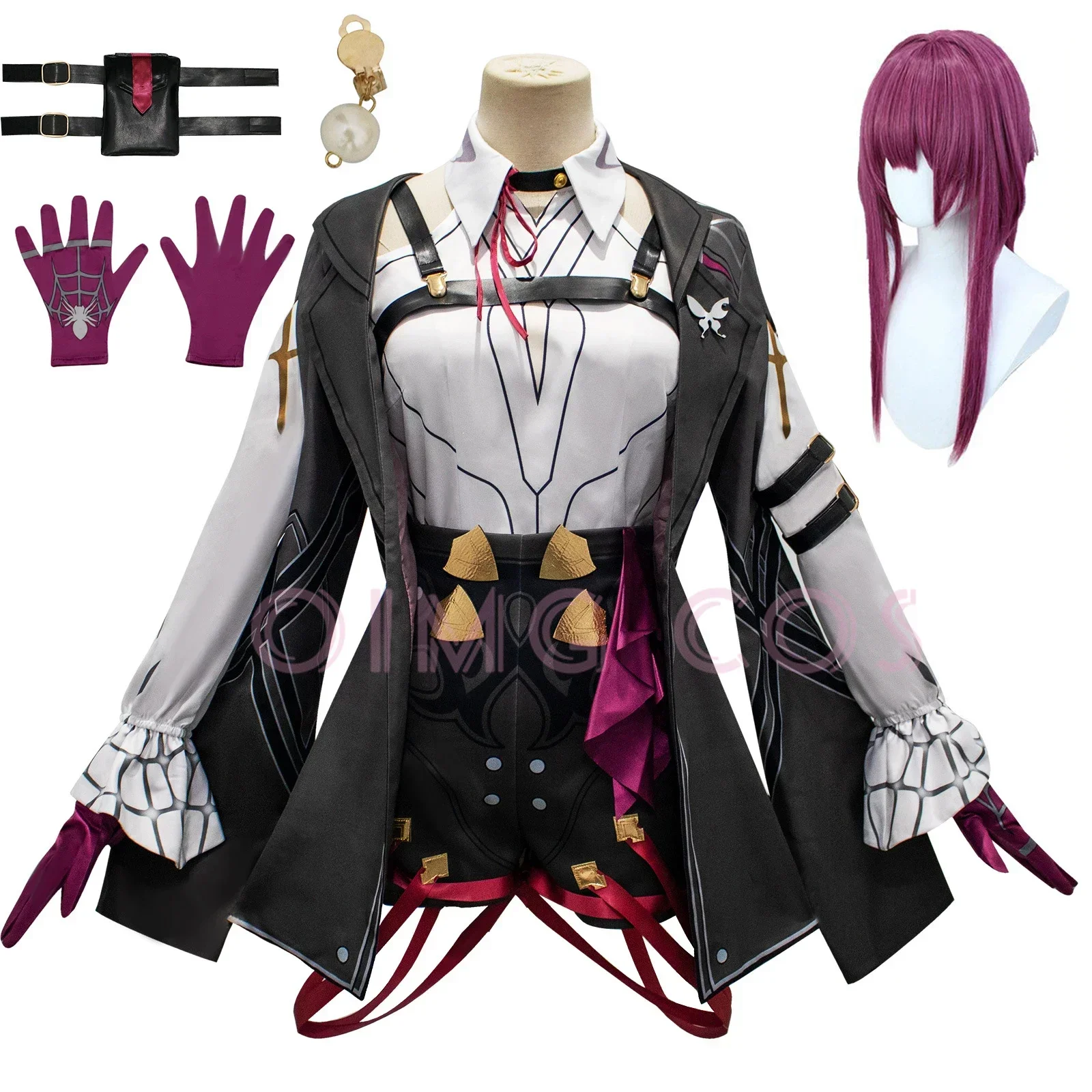 Kafka Cosplay Costume Honkai Star Rail Carnival Anime Uniform Wig Halloween Women Costumes Game
Kafka Cosplay Costume Honkai Star Rail Carnival Anime Uniform Wig Halloween Women Costumes Game