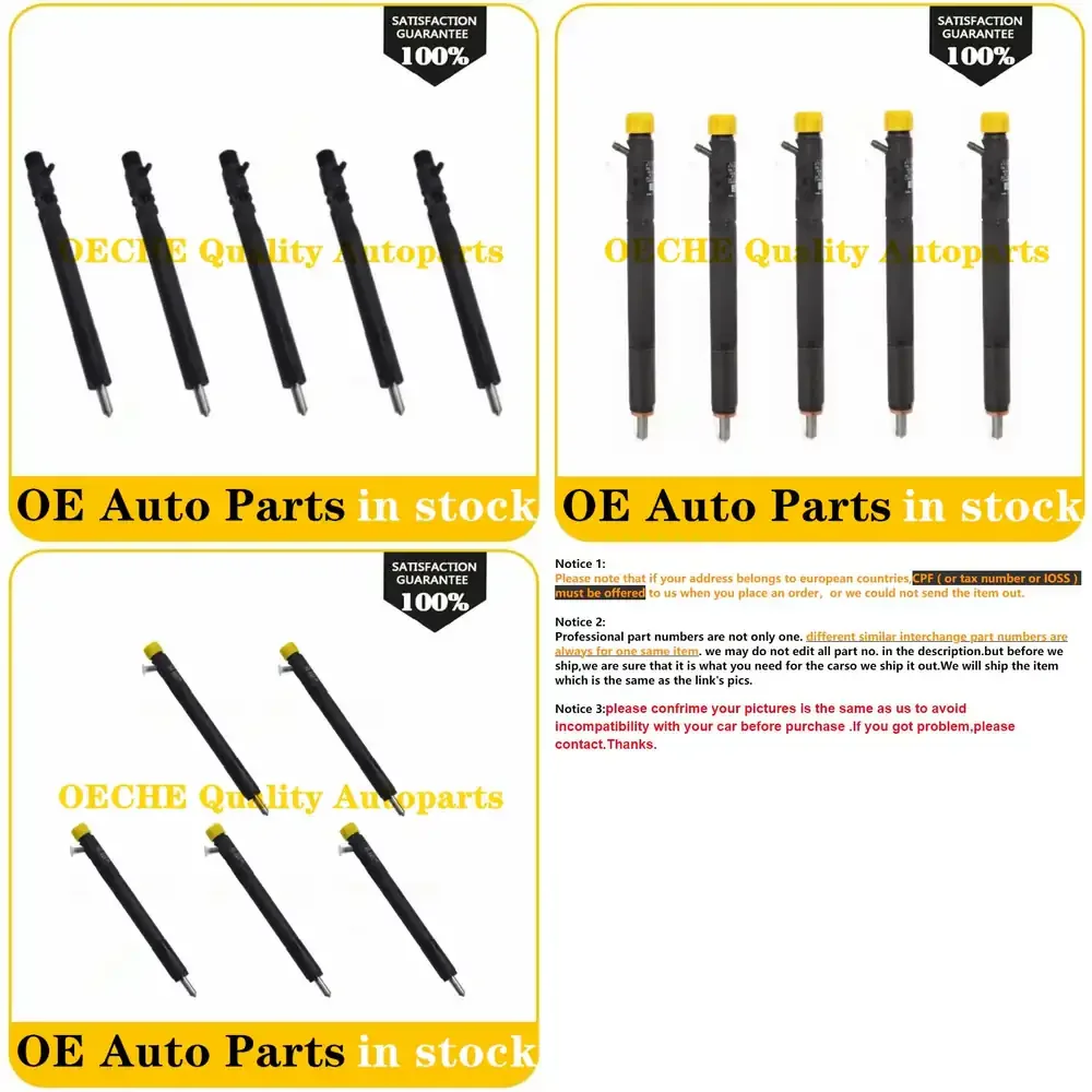 Nuevo Conjunto de inyector diésel de combustible de 5 uds para SSANGYONG REXTON 2,7 XDI Euro 3 A 6650170321 EJBR04601D
Nuevo Conjunto de inyector diésel de combustible de 5 uds para SSANGYONG REXTON 2,7 XDI Euro 3 A 6650170321 EJBR04601D