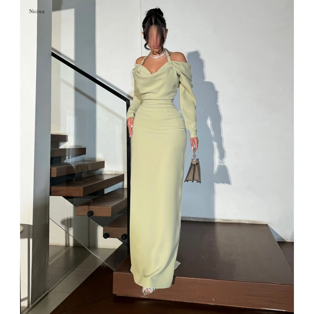 Nicole Elegant Evening Dresses for Woman Luxury Evening Dress 2025 Custom Made Fish Tail Sling Chiffon Women's Prom Dress Party
Nicole Elegant Evening Dresses for Woman Luxury Evening Dress 2025 Custom Made Fish Tail Sling Chiffon Women's Prom Dress Party