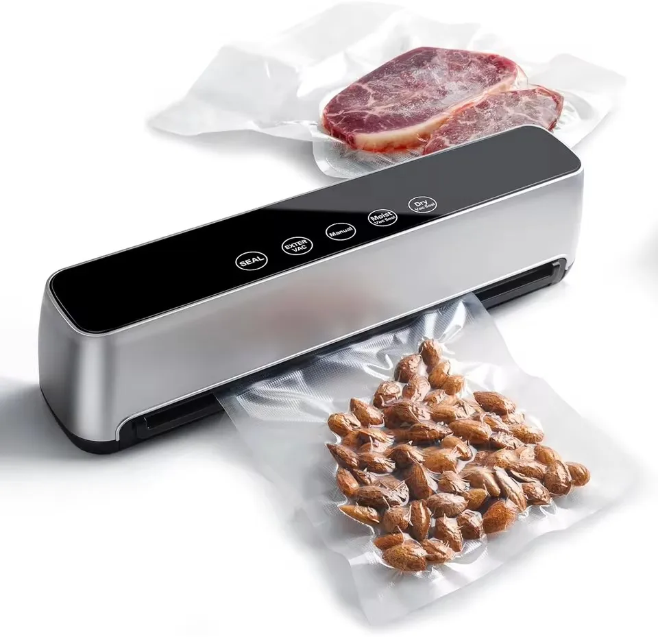 Zai Xiao Fully Automatic Vacuum Food Sealer Machine 5mm Sealing Line Hands-Free Operation Vacuum Sealing Dry & Wet Foods LED Tou
Zai Xiao Fully Automatic Vacuum Food Sealer Machine 5mm Sealing Line Hands-Free Operation Vacuum Sealing Dry & Wet Foods LED Tou