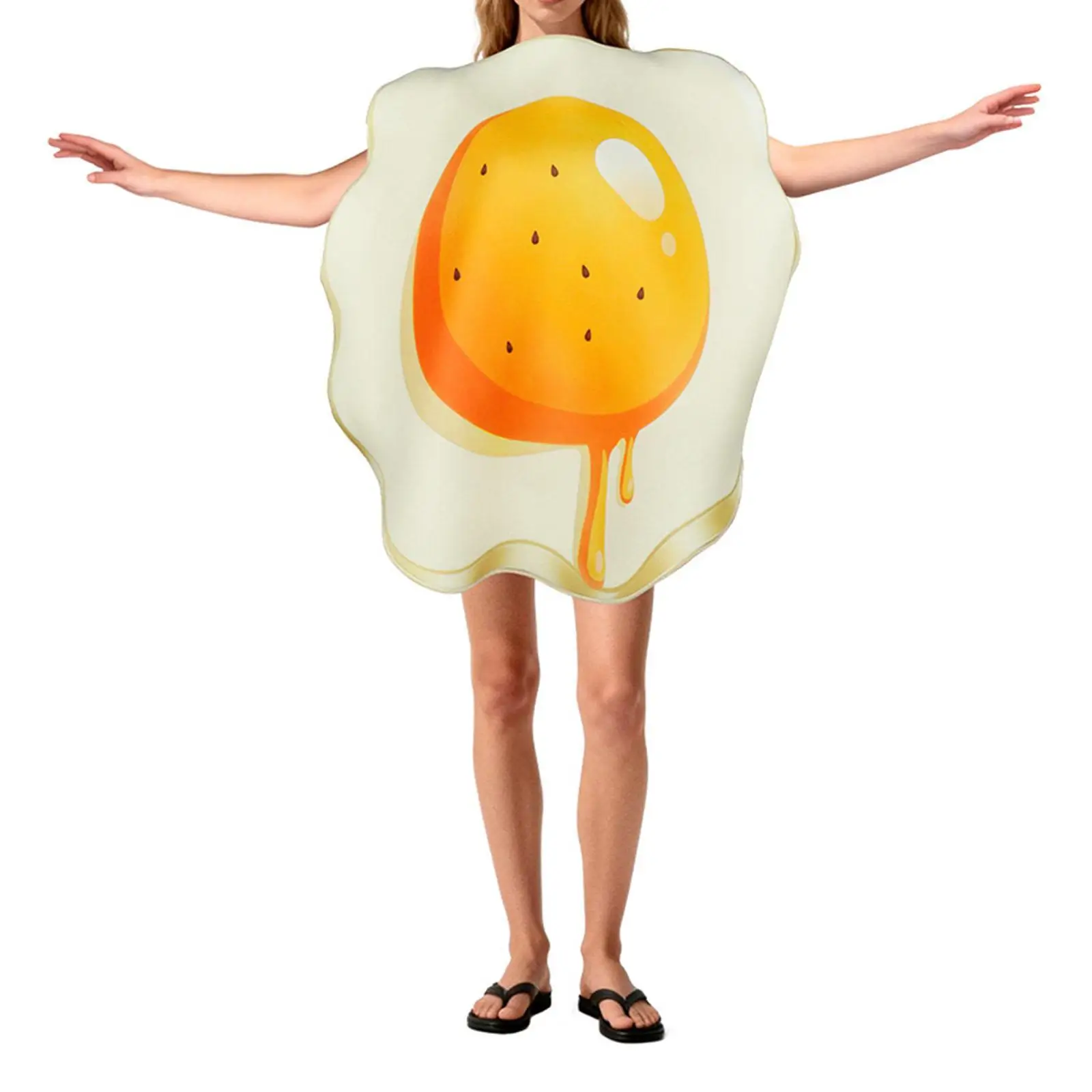 Adult Fried Egg Costume, Cute Dress up Props Cosplay Clothes Dress up Jumpsuit for Masquerade, Role Play, Halloween Party
Adult Fried Egg Costume, Cute Dress up Props Cosplay Clothes Dress up Jumpsuit for Masquerade, Role Play, Halloween Party