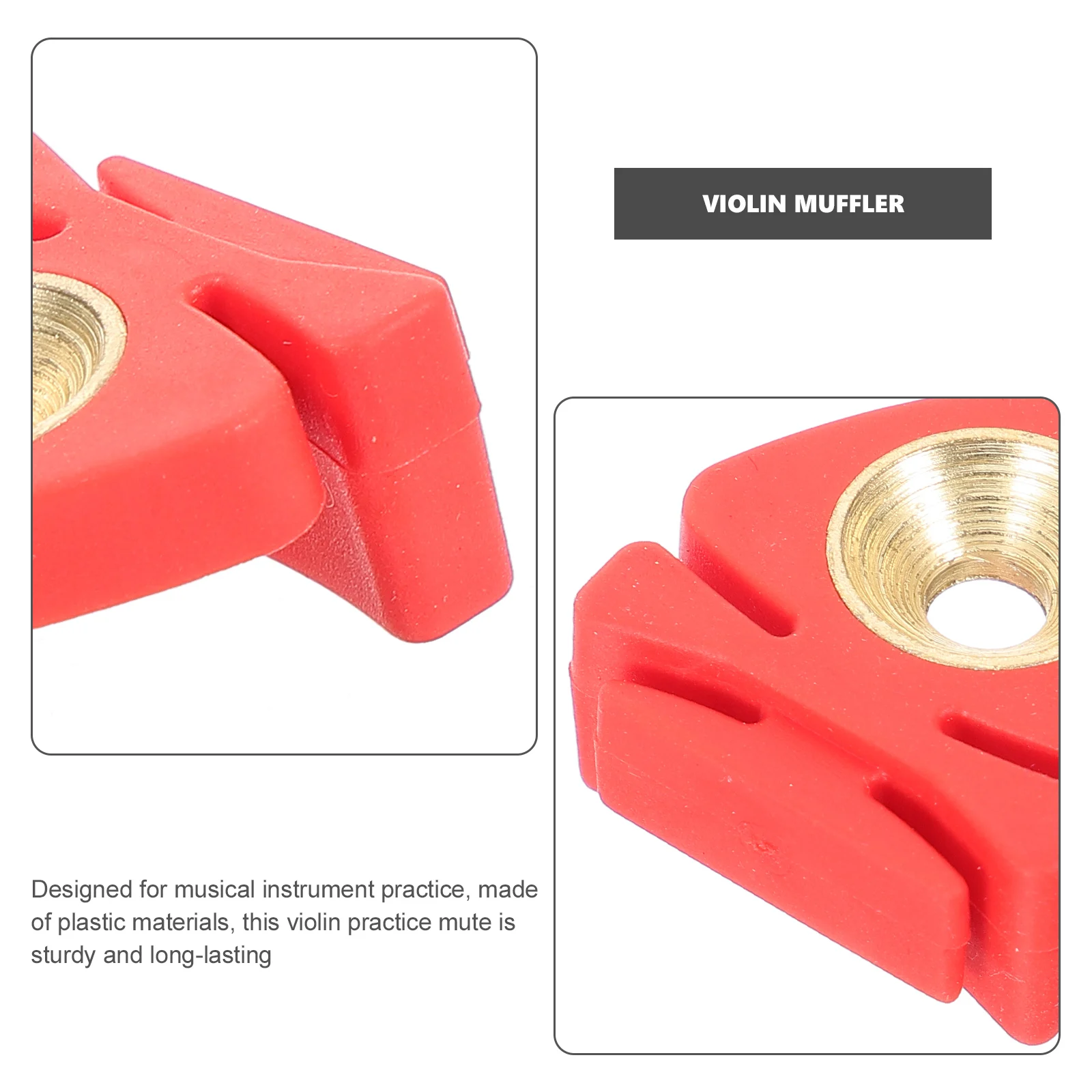 Violin Mute Acoustic Guitar Muffler Soft Rubber Bass Damper for Accessories Dampener
Violin Mute Acoustic Guitar Muffler Soft Rubber Bass Damper for Accessories Dampener